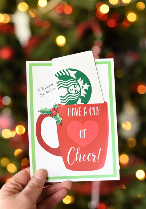 Get crafty with interesting gift wrapping ideas! Cup of Cheer Holiday Gift Idea - Crazy Little Projects