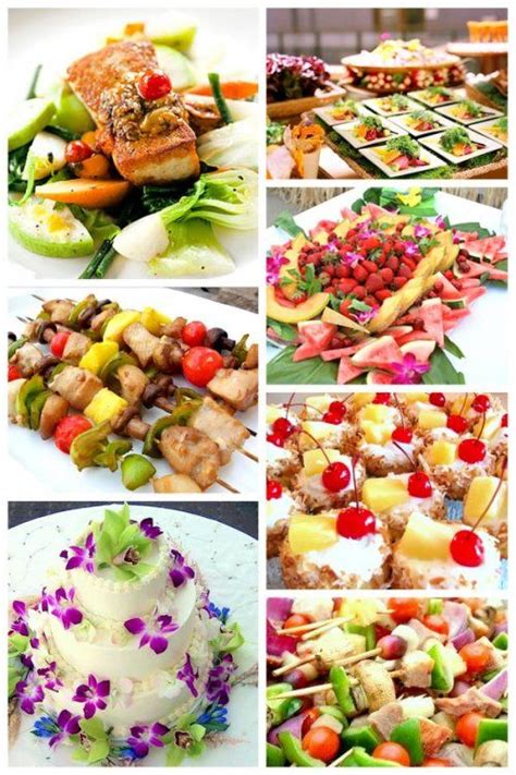 From the first sip of a cocktail to the last, sweet bite of dessert, there are many ways to bring a taste of the beach to your reception menu. Have a Luau Wedding without the Luau | Luau wedding, Luau ...