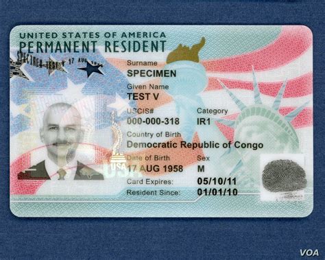 Perhaps the most mysterious information on the front of a green card is the category. US Issues New Fraud-proof Green Cards | Voice of America - English