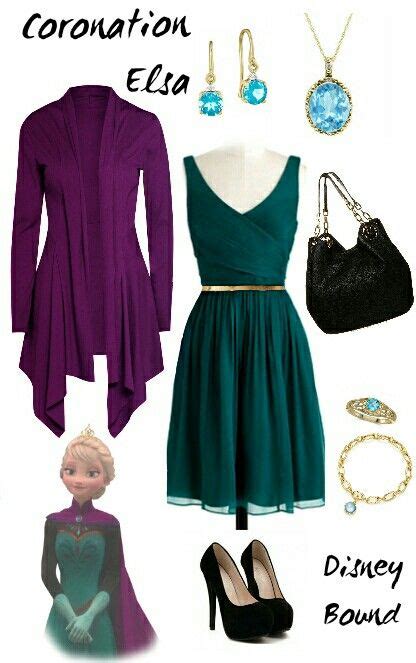 Frozen Coronation Elsa Disneybound Frozen Inspired Outfits Frozen