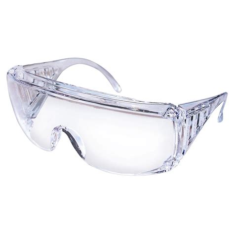 mcr safety 9800 98 safety glasses clear frame clear uncoated lens full source
