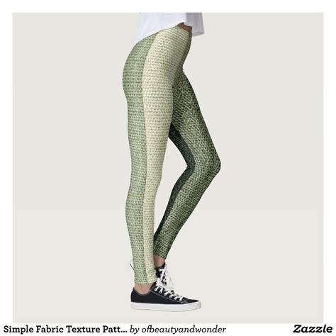 Simple Fabric Texture Pattern Leggings Leggings