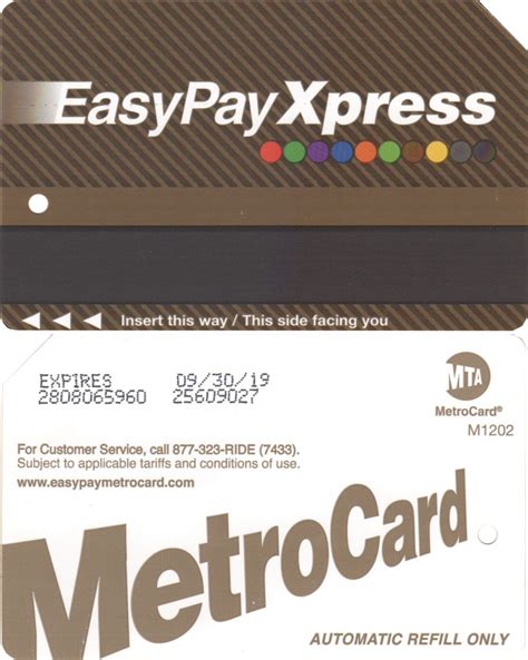 Ez pay card web pin. NYC Transit Metrocard Unofficial Web Site · Easy Pay Metrocard
