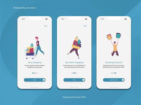 Simple Onboarding Ui Mobile App By Olayiwola Sorunke On Dribbble