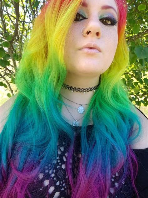 741 best rainbow hair images on pholder fancy follicles rainbow everything and hair dye