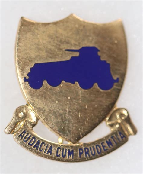 82nd Reconnaissance Battalion Original Ww2 Distinctive Crest 1