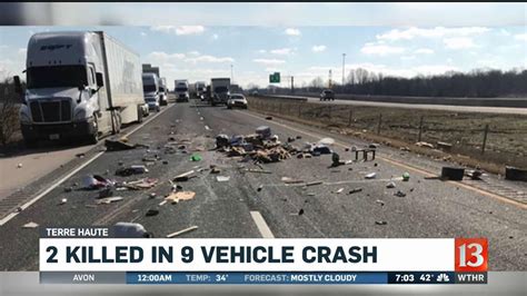 2 Killed In 9 Vehicle Crash In Terre Haute