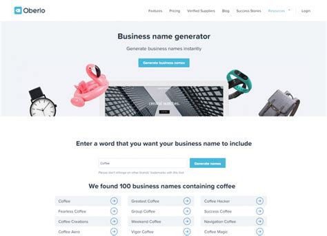 The Best Brand Name Generators 16 Websites To Generate Brand Ideas