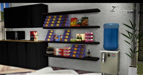 2t4 Beosboxboy Pantry Food 1950s Water Cooler Sims 4 Designs