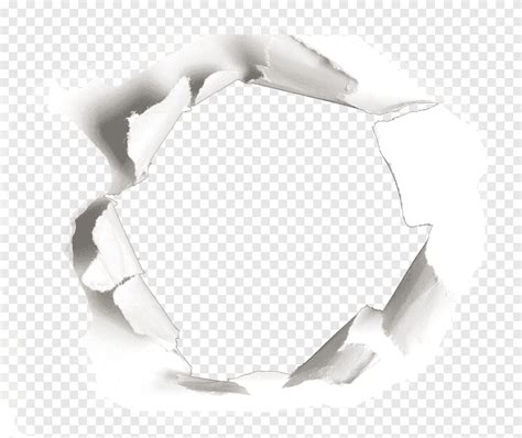 Hole In Paper Vector Png