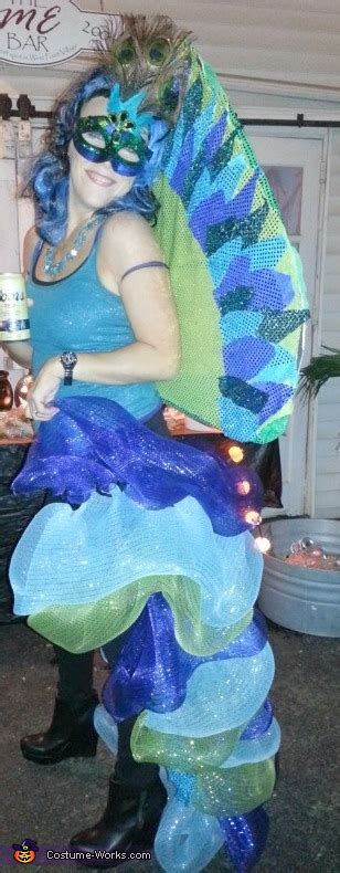 Diy Pretty Peacock Costume For Women Unique Diy Costumes