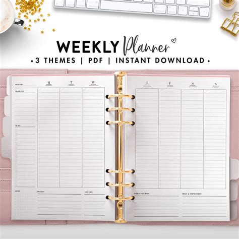 Weekly Planner World Of Printables