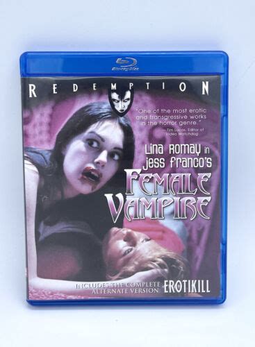 Female Vampire Erotikill Blu Ray Jess Franco Redemption Kino RARE OOP EBay