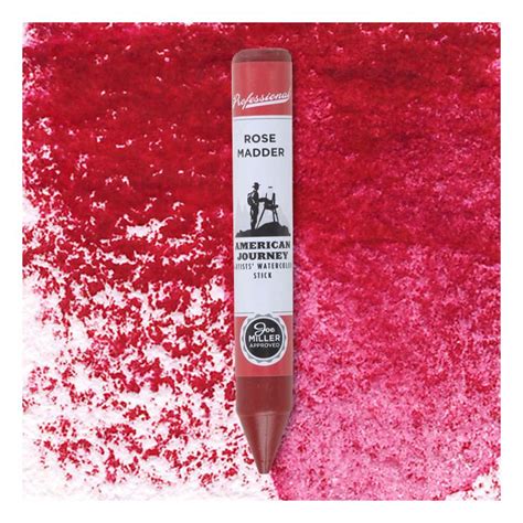 Watercolor Paint Stick Rose Madder American Journey