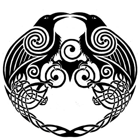 Odins Ravens Thought And Memory Another Potential Design Celtic