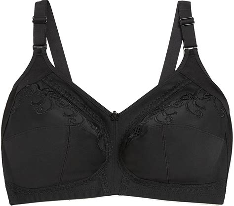 marks and spencer womens embroidered total support non wired full cup bra amazon ca clothing