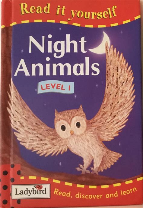 Ladybird Book Read It Yourself Series Level 1 Night Animals