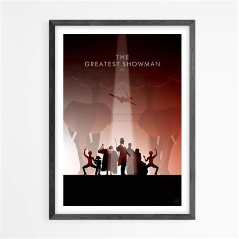 Greatest Showman Film Poster Minimalist Poster Geek Decor Etsy