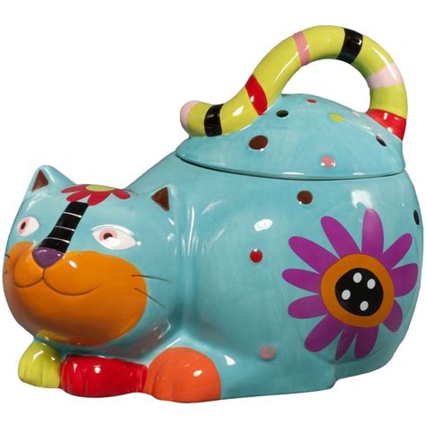 Animal World Cozy Cat Cookie Jar Multi Color Cat Cookie Jar
