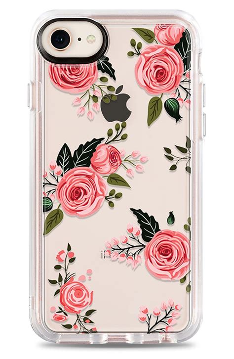 Casetify Pink Floral Grip Iphone 78 And 78 Plus Case Nordstrom