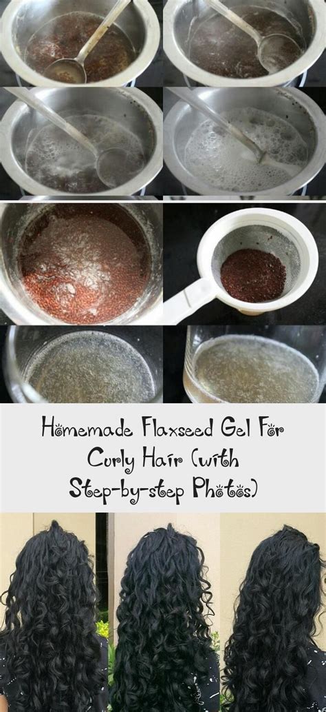 Homemade Flaxseed Gel For Curly Hair With Step By Step Photos