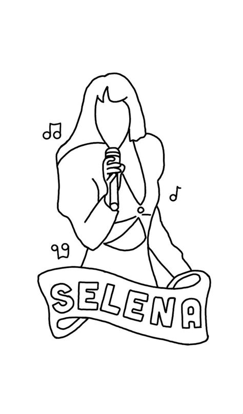 Selena Quitanilla Cute Disney Drawings Coloring Book Art Easy Drawings