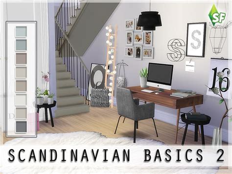 Simfabulous Scandinavian Basics Ii Sims 4 Cc Furniture Sims House