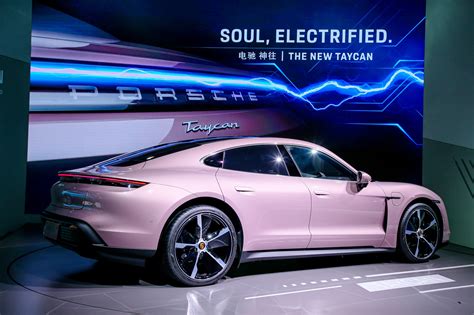 Pretty In Pink? This Frozen Berry Metallic Porsche Taycan Is An Eye