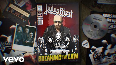 Judas Priest Breaking The Law Official Lyric Video Youtube