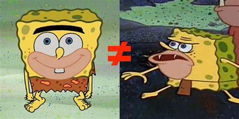 A Common Mistake Spongegar Primitive Sponge Caveman Spongebob