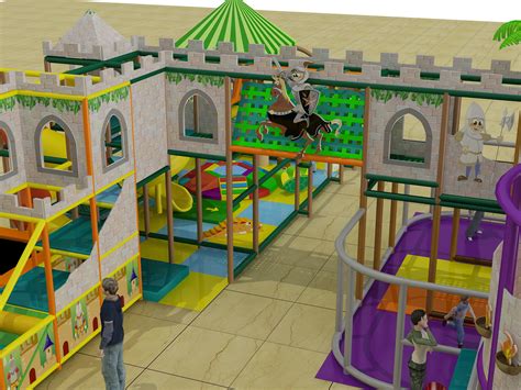 3 Level Castle Themed Indoor Playground Indoor Playgrounds International