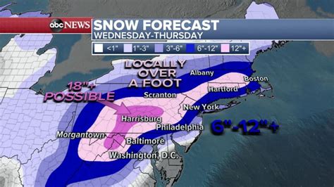 Winter Storm To Hit Northeast With Heavy Snow Video Abc News
