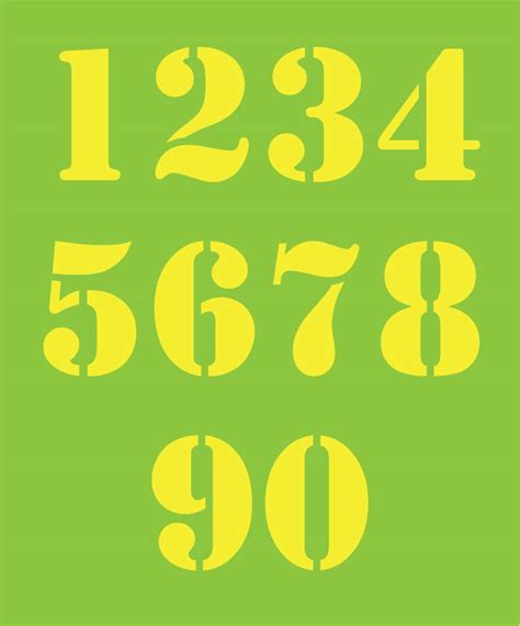 10 Best 3 Inch Stencils Numbers Printable Printableecom Index Of