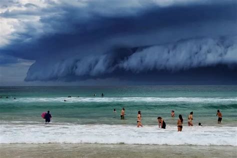 Watch Stunning Bondi Beach Tsunami Cloud Storm Into Sydney Amid
