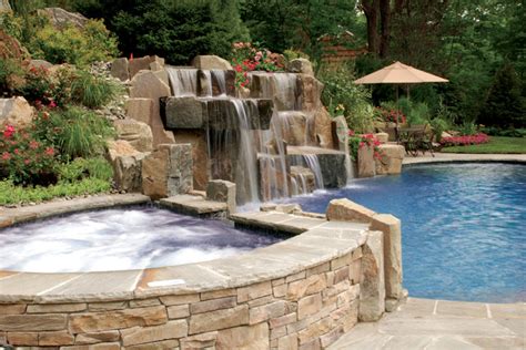 Exploring the natural features in saddle river. Saddle River NJ Natural Swimming Pool Waterfalls ...