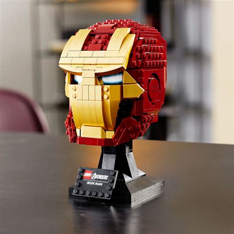 Lego Marvel Studios Iron Man Helmet 76165 Available Online Dis
