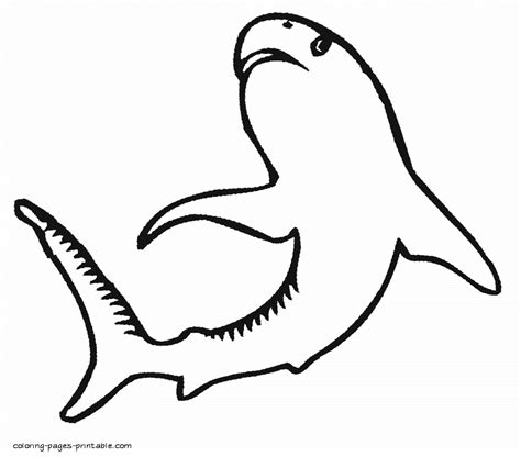 Sharks coloring pages great white shark page free printable. Sea animals colouring pages. Sharks || COLORING-PAGES ...