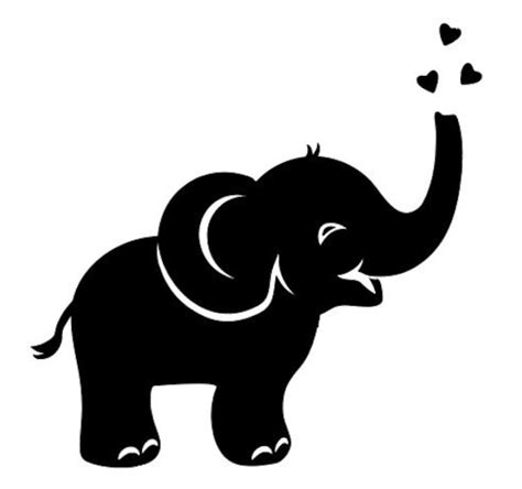Elephant svg elephant cute file elephant vector pregnant | Etsy