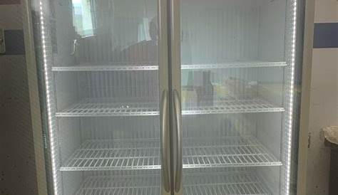 Minus Forty 43-UDGF, Retail Two Glass Door Freezer, White,120V