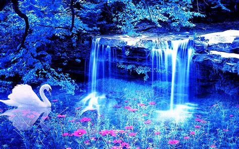 Water wallpaper wallpaper water 3d abstract flowers blue abstract nature landscape beach windows creative graphics. Water Fall Wallpapers - Wallpaper Cave