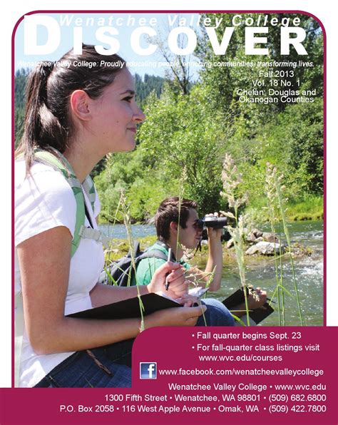 Wenatchee Valley College Discover Magazine By Wenatchee Valley College