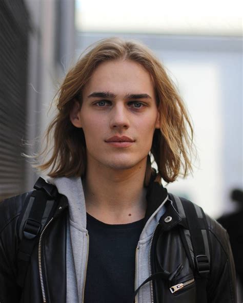 Long Blonde Haired Male Model Queryme