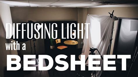 The diffuser is made out of a 1 pvc coupler that was modified and then attached at the end was a circular piece of acrylic plastic to diffuse the light. DIY Light Diffuser - USE A BEDSHEET?! - YouTube