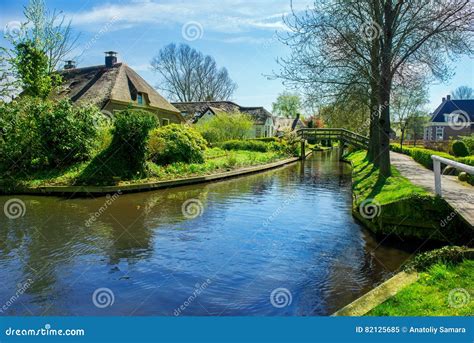 Spring In Giethoorn The Netherlands Stock Image Image Of Beautiful