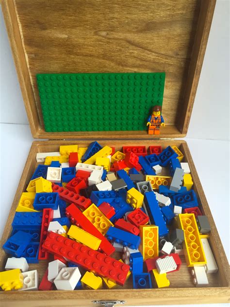 Wooden Lego Box Vintage Lego Box Classic Lego Box