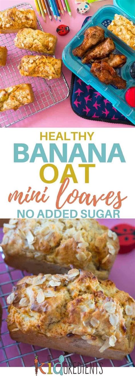 What if there was an. Healthy banana oat mini loaves | Recipe | Banana oats, Fiber foods for kids, High fiber foods