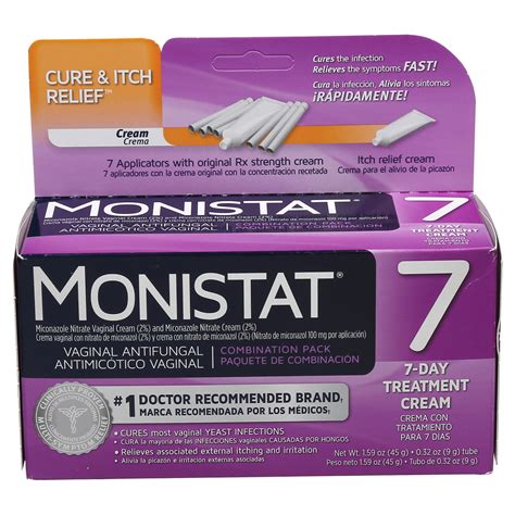 Monistat 7 Vaginal Antifungal Combination Pack Yeast Infection