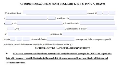 Quindi nessuna di queste boiate ancora giusto? Autocertificazione per gli spostamenti: ci vuole o no?