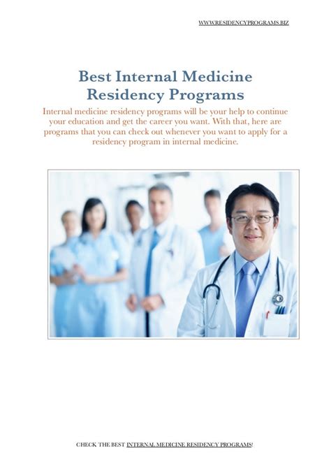 Internal Medicine Residency Programs