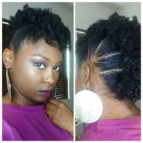 3 Very Easy Natural Hair Mohawks Styles